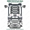 BMW F20 M-Tech body kit pictured components overview