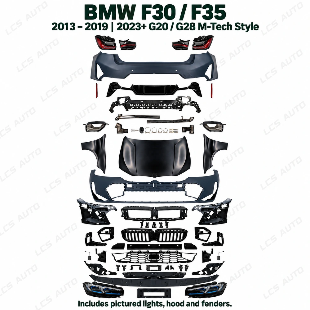 BMW F30 G20 body kit components reference