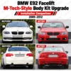 BMW E92 M-Tech body kit 2009–2012 exterior modification upgrade before and after