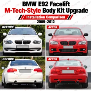BMW E92 M-Tech body kit 2009–2012 exterior modification upgrade before and after