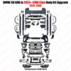 BMW X6 G06 X6M-style body kit 2019–2022 exterior modification upgrade components reference Front and rear bumpers, Grille, Headlights, Side skirts, Wheel-arch trims, Rear diffuser and exhaust tips
