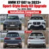 BMW X7 G07 sport body kit 2019–2022 exterior modification upgrade before and after
