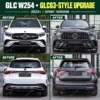 Mercedes GLC W254 Sport Version GLC63-style body kit upgrade before and after front and rear 2023+