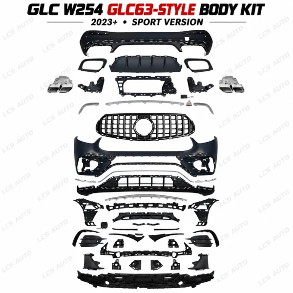 Mercedes GLC W254 GLC63-style Sport Version body kit components 2023+
