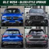 Mercedes GLC W254 Standard Version GLC63-style body kit upgrade before and after front and rear 2023+