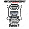 Jeep Grand Cherokee SRT body kit full pictured body components and trim pieces