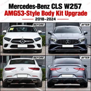 Mercedes CLS W257 AMG53-style body kit 2018–2024 exterior modification upgrade before and after